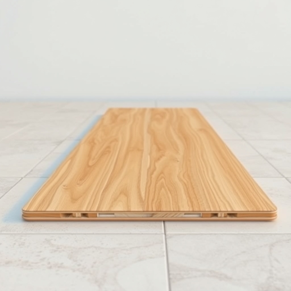 clean photorealistic photo of a MantoClub EPS CTF X5 board applied on a terrace